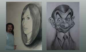 portre karikatür yapımı