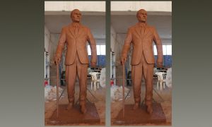 kilden atatürk heykeli yapımı